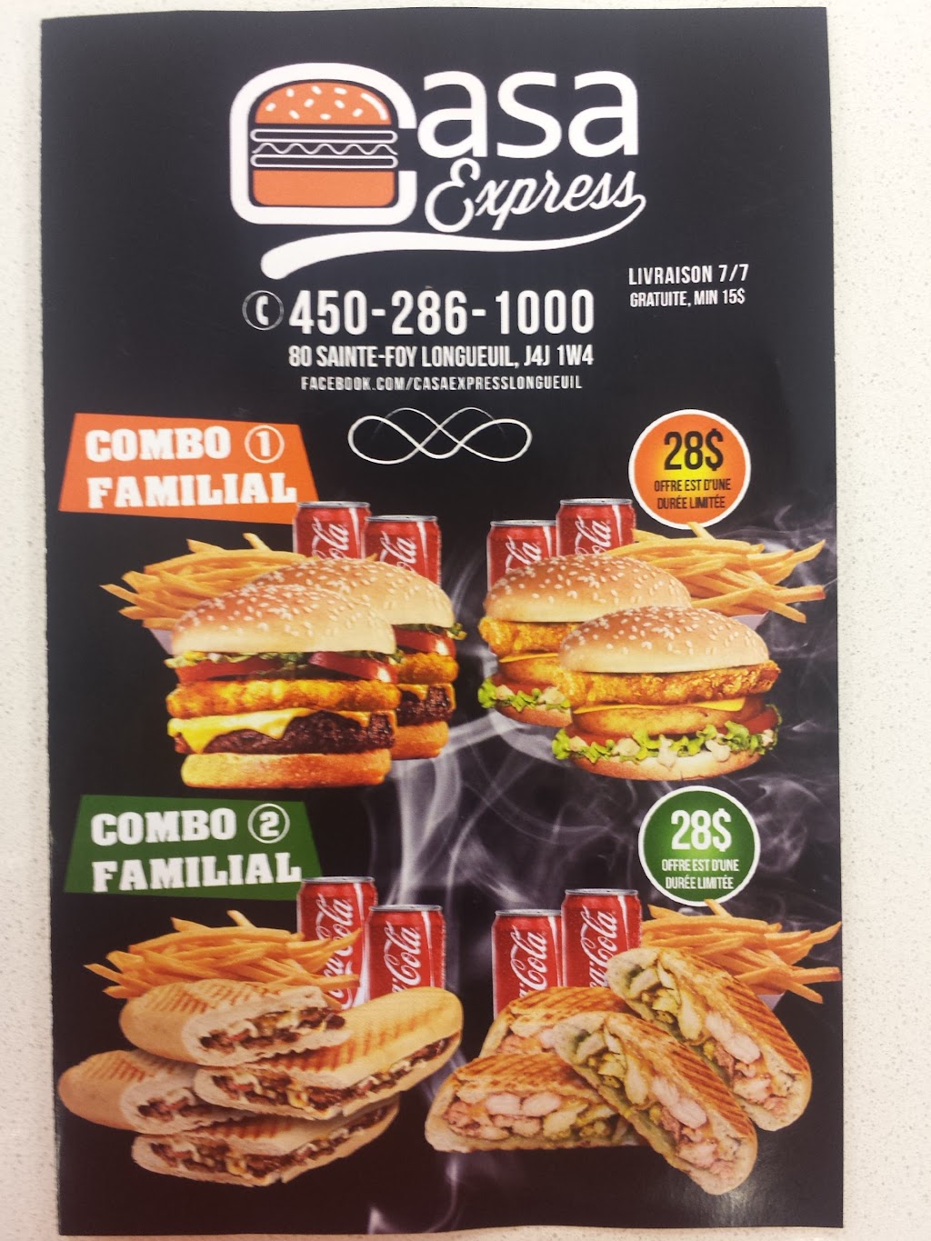 Casa Express | 80 Boulevard Sainte-Foy, Longueuil, QC J4J 1W4, Canada | Phone: (450) 286-1000