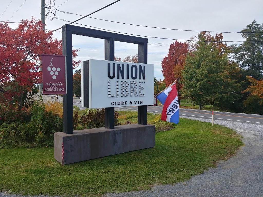 UNION LIBRE cidre & vin | 1047 Rue Bruce, Dunham, QC J0E 1M0, Canada | Phone: (450) 295-2223