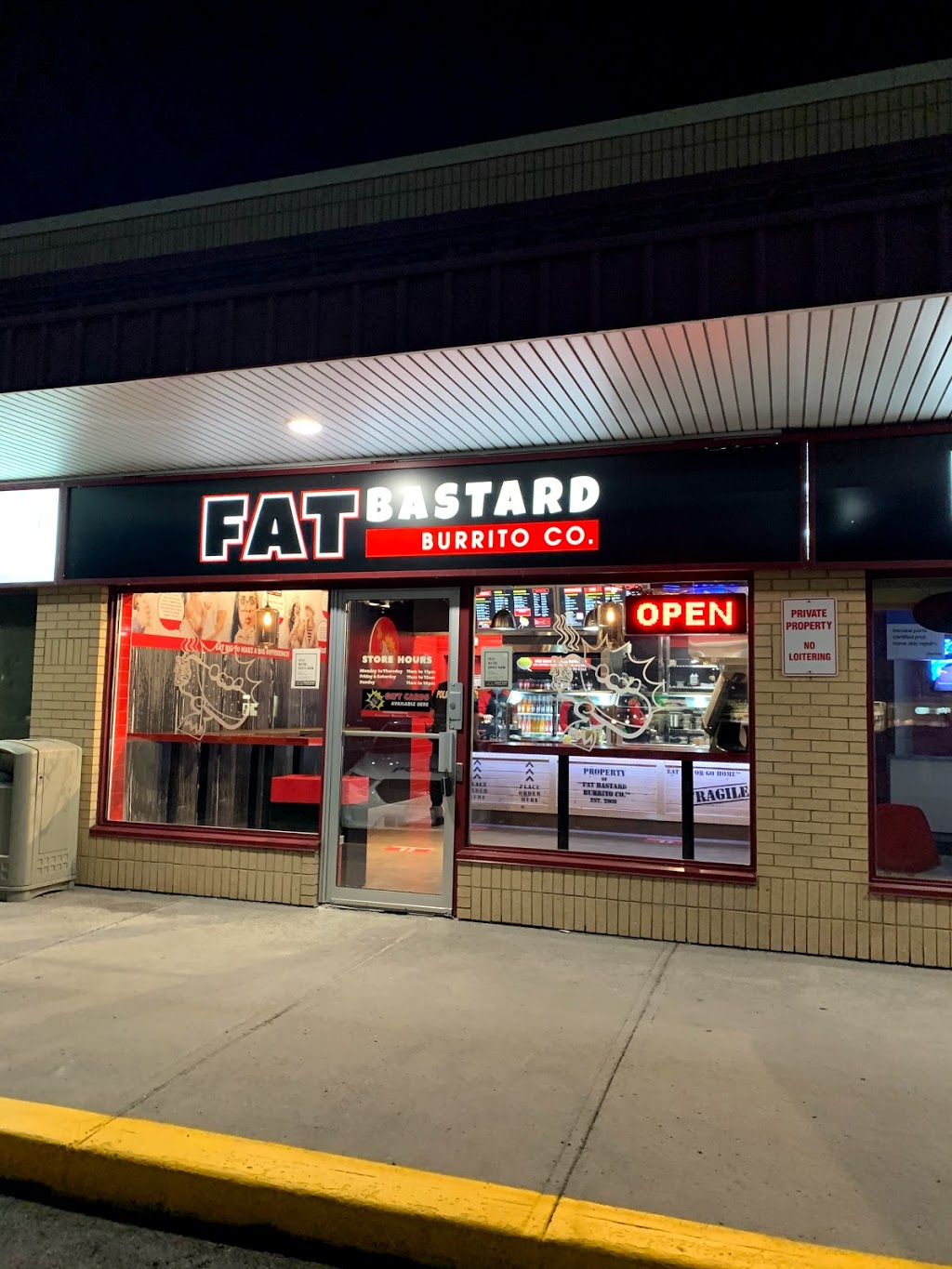 Fat Bastard Burrito Ottawa | 500 Hazeldean Rd Unit 105C, Kanata, ON K2L 2B5, Canada | Phone: (613) 672-1122
