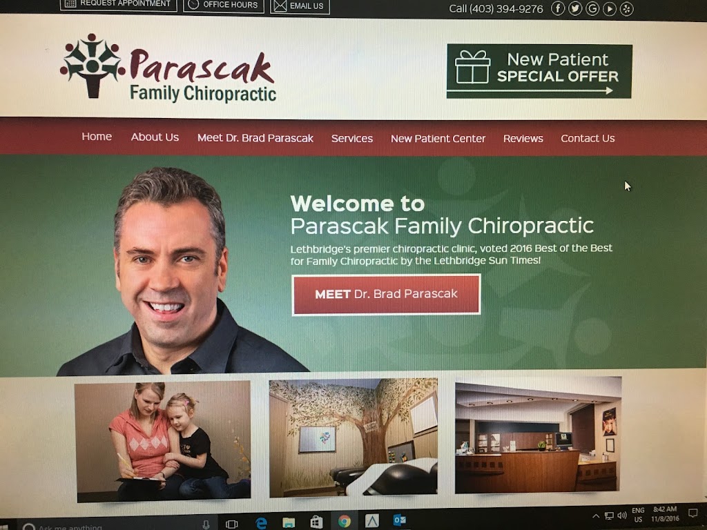 Parascak Family Chiropractic | 550 Wt Hill Blvd S #30, Lethbridge, AB T1J 4Z9, Canada | Phone: (403) 394-9276