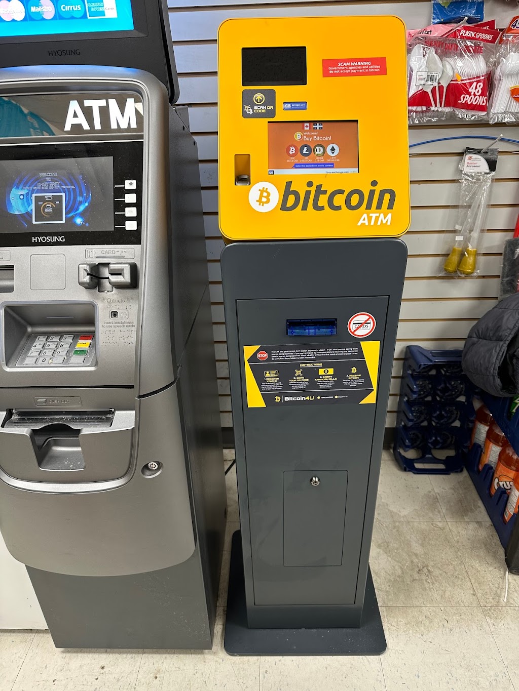 Bitcoin4U Bitcoin ATM | Daisy Mart, 258 Mill St, Woodstock, ON N2S 2X4, Canada | Phone: (519) 536-7865