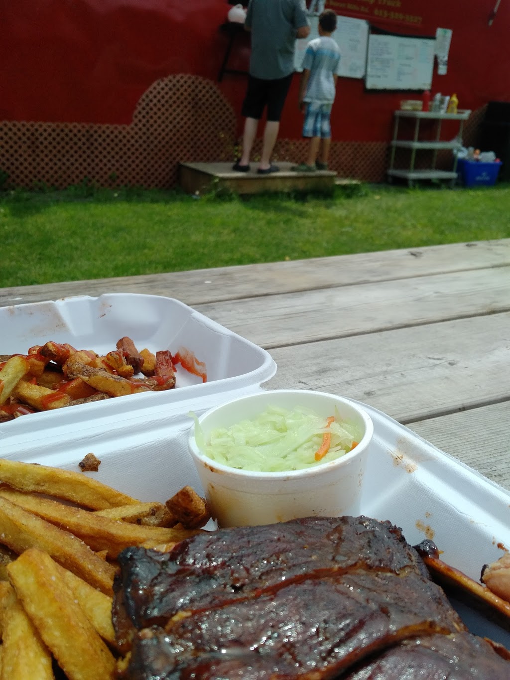 Smoking Boys Chip Truck | 563 Burnt Hills Rd, Battersea, ON K0H 1H0, Canada | Phone: (613) 329-3527