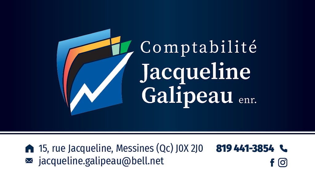 Comptabilité Jacqueline Galipeau enr. | 15 rue Jacqueline, Messines, QC J0X 2J0, Canada | Phone: (819) 441-3854