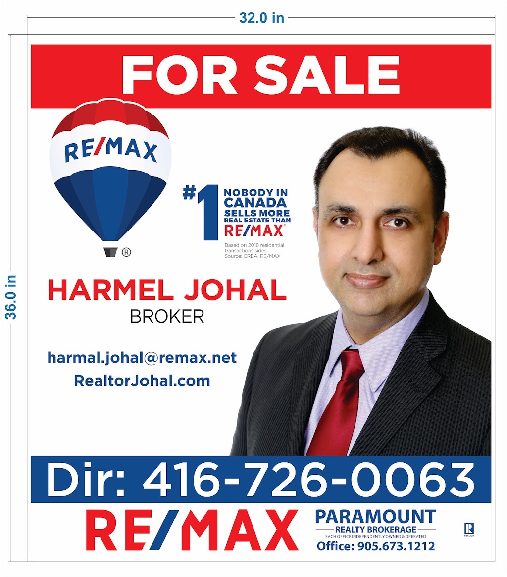 HARMEL JOHAL, REALTOR® | 7420 B Bramalea Rd, Mississauga, ON L5S 1W9, Canada | Phone: (416) 726-0063