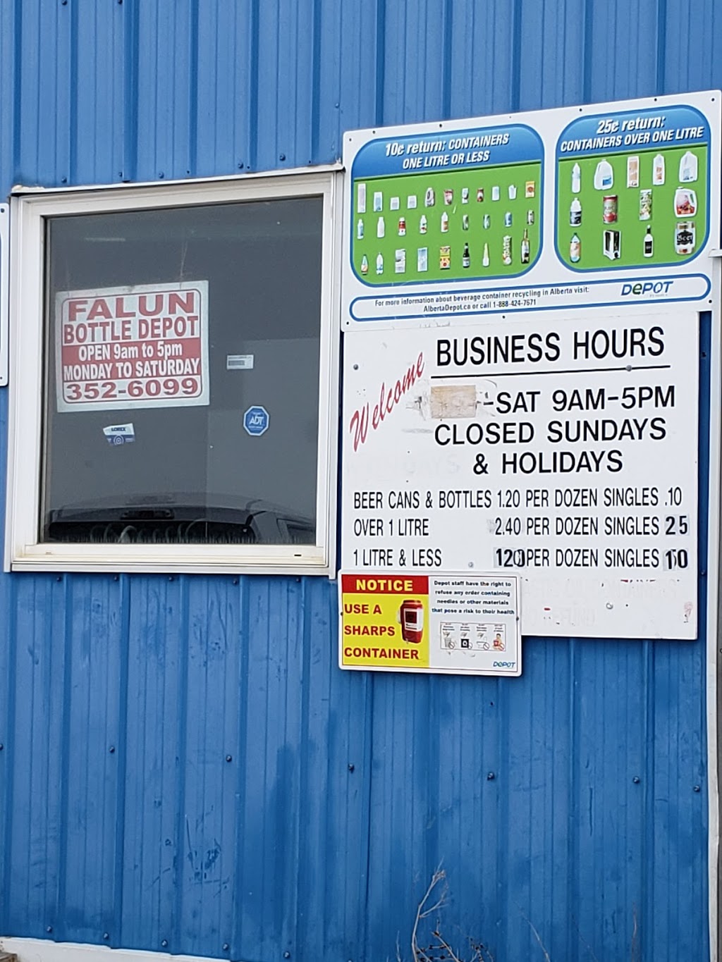 Falun Bottle Depot | Range Rd 272, Falun, AB T0C 1H0, Canada | Phone: (780) 352-6009