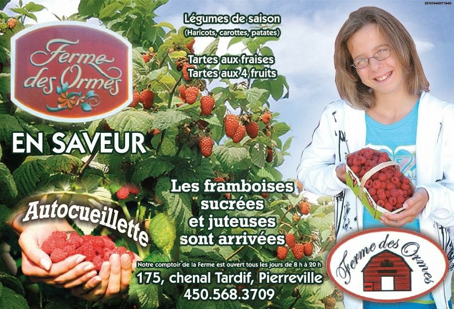 Ferme Des Ormes | 175 Rang du Chenal Tardif, Pierreville, QC J0G 1J0, Canada | Phone: (450) 568-3709