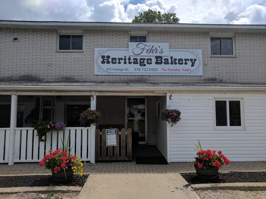 Fehrs Heritage Bakery | 976 Heritage Rd, Kingsville, ON N9Y 3V2, Canada | Phone: (519) 733-0303