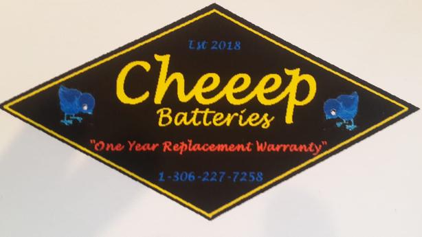 Cheeep Batteries (Saskatoon) | 1216 Avenue K N, Saskatoon, SK S7N 1Y1, Canada | Phone: (639) 318-6326