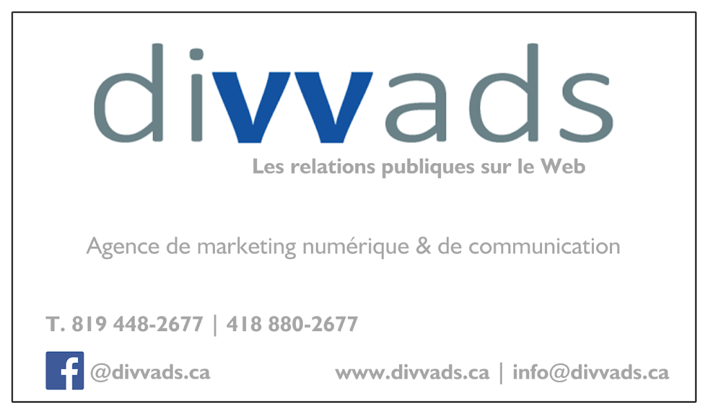 divvads | 1080 Rue Principale, Saint-Étienne-des-Grès, QC G0X 2P0, Canada | Phone: (819) 448-2677