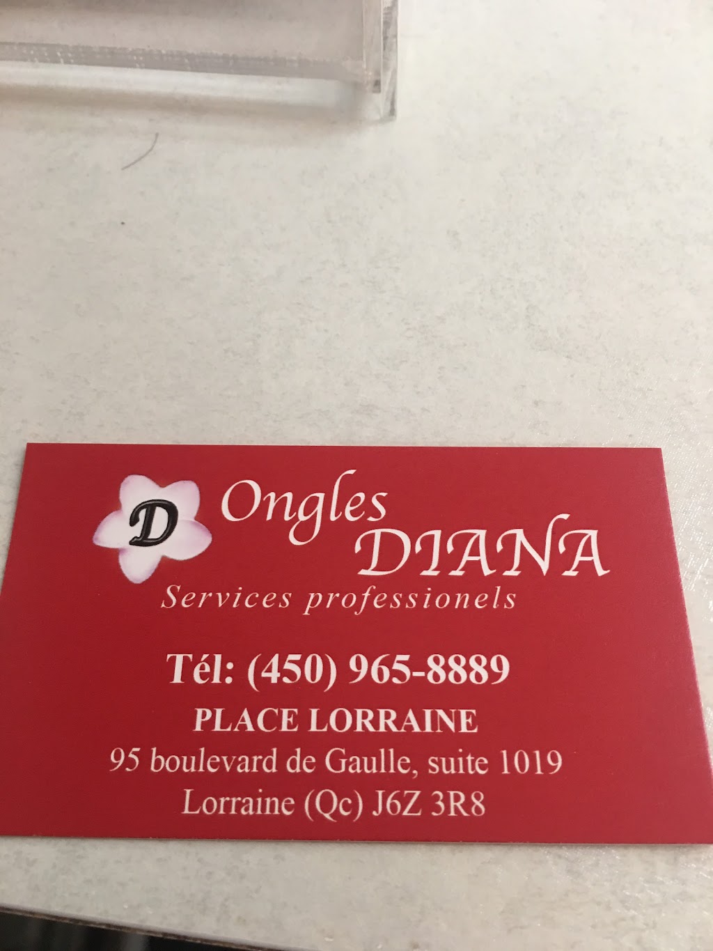 Ongles Diana | 95 Bd de Gaulle, Lorraine, QC J6Z 3R8, Canada | Phone: (450) 965-8889