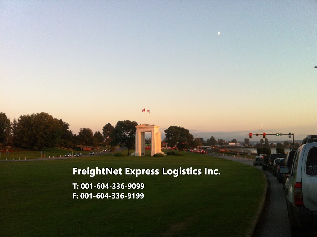 FreightNet Express Logistics Inc. | 8300 92 St #113, Delta, BC V4G 0A4, Canada | Phone: (604) 336-9099