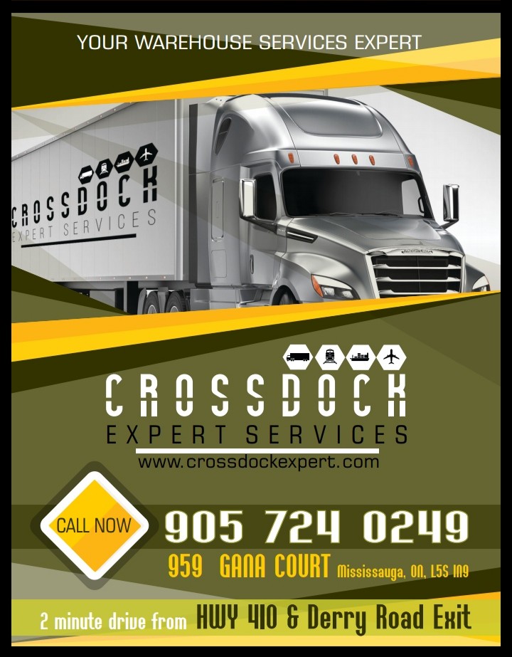 Crossdock Expert Services | 959 Gana Ct, Mississauga, ON L5S 1N9, Canada | Phone: (905) 724-0249