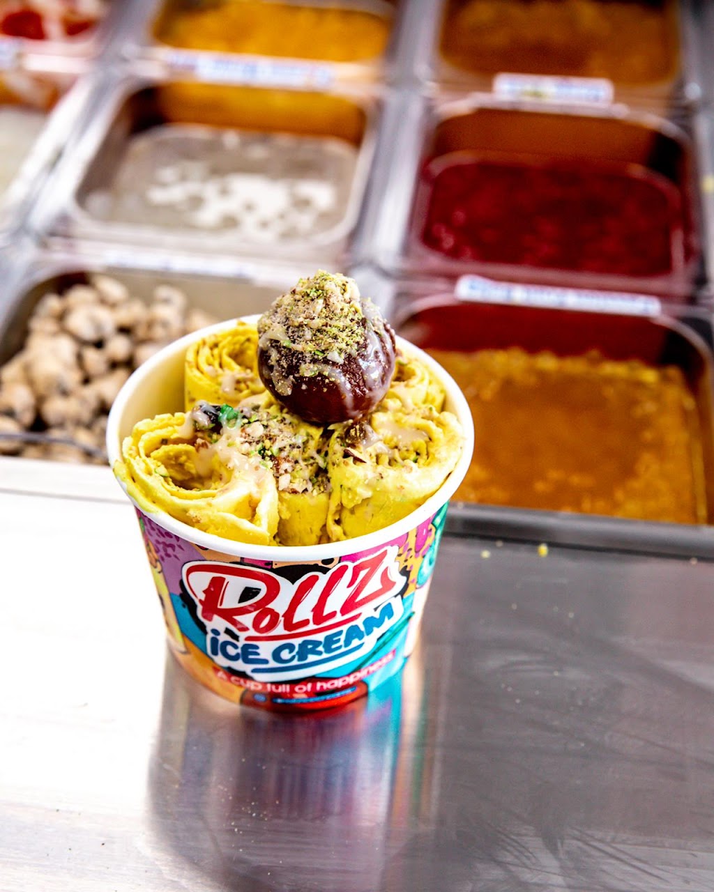 Rollz Ice Cream & Desserts | 509 Wilson Ave #15, Kitchener, ON N2C 2M4, Canada | Phone: (519) 894-6888