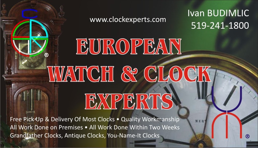 European Watch & Clock Experts | 1488 W River Rd, Cambridge, ON N1R 5S5, Canada | Phone: (519) 241-1800