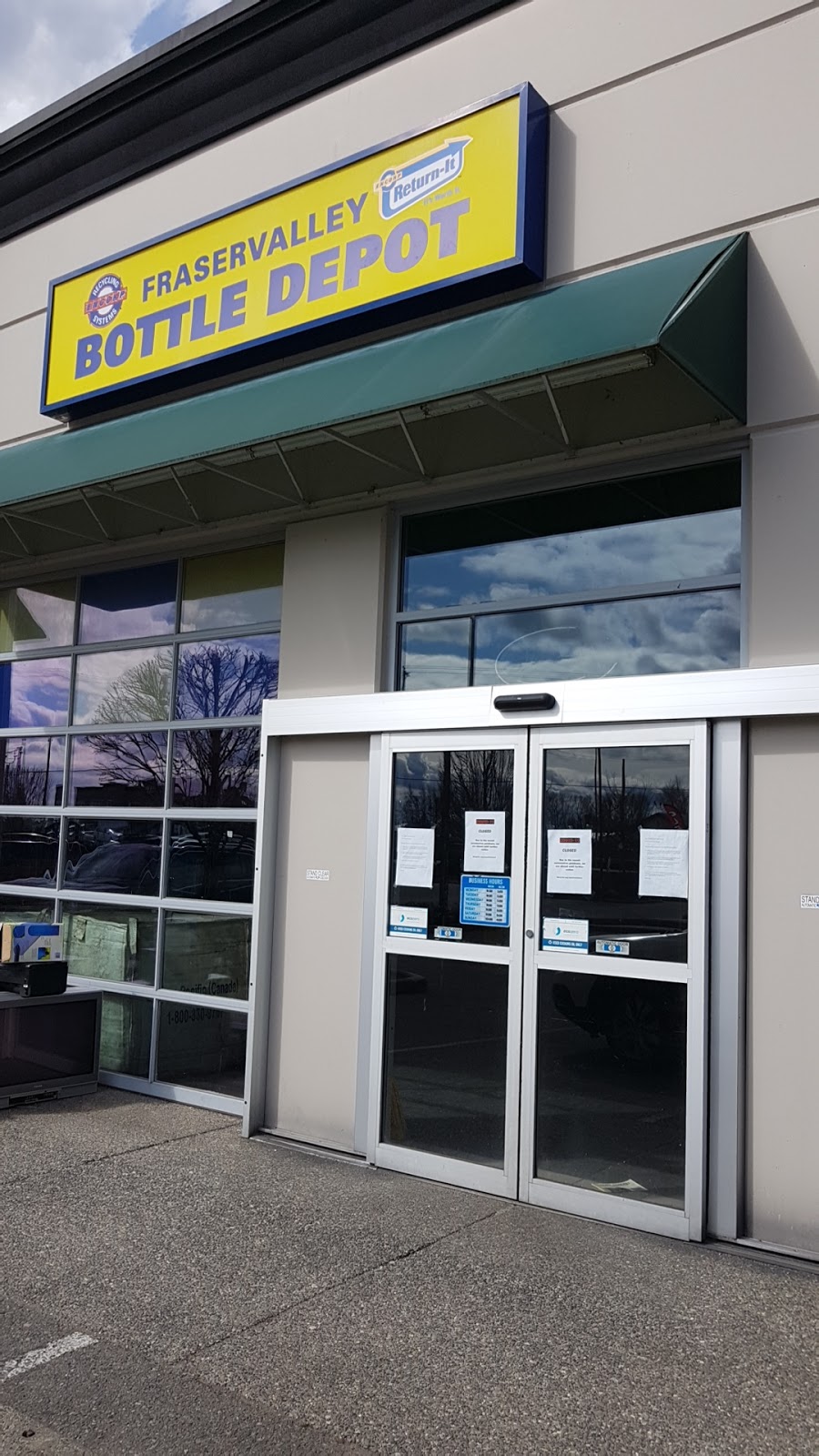 Fraser Valley Bottle & Return It Depot | 22575 Fraser Hwy unit 108, Langley, BC V2Z 2T5, Canada | Phone: (604) 533-8807