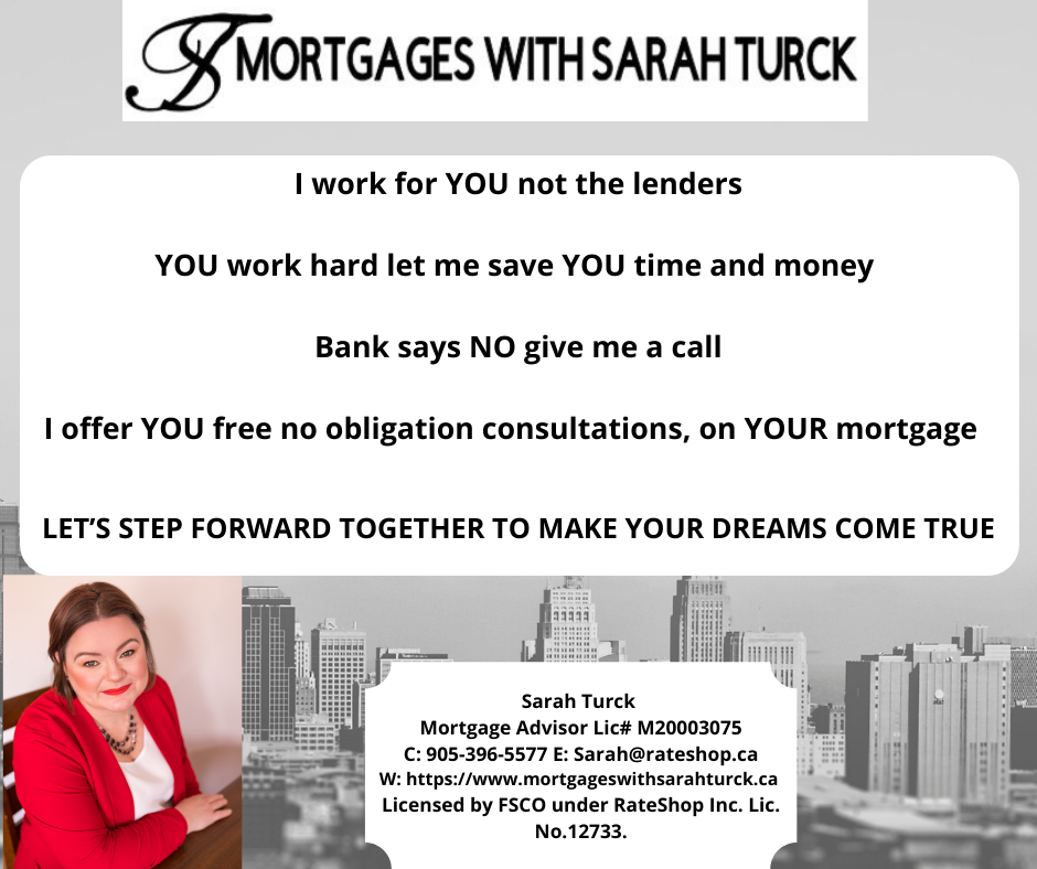 Mortgages With Sarah Turck | County 10 Rd, Port Hope, ON L1A 3V5, Canada | Phone: (905) 396-5577