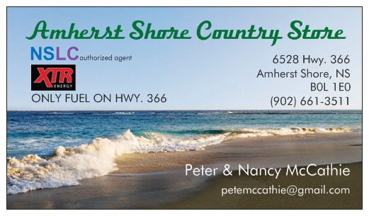 Amherst Shore Country Store | 6504-6530 Sunrise Trail, Northport, NS B0L 1E0, Canada | Phone: (902) 661-3511