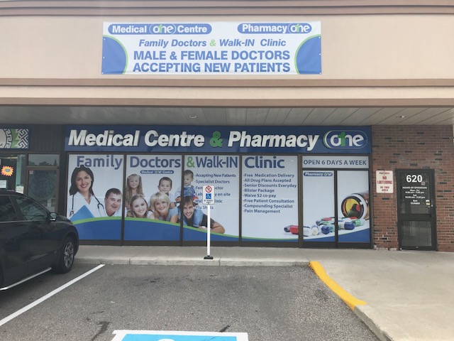 Medical One Centre and Pharmacy For Family Practice and Walk-in  | 620 Bloor St, Mississauga, ON L5A 3V9, Canada | Phone: (905) 277-1222