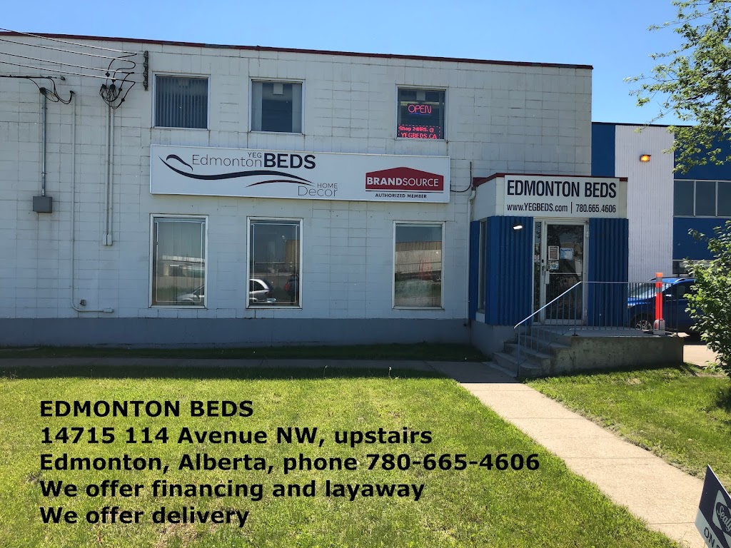 Edmonton Beds | 14715 114 Ave NW, Edmonton, AB T5M 2Y8, Canada | Phone: (780) 665-4606