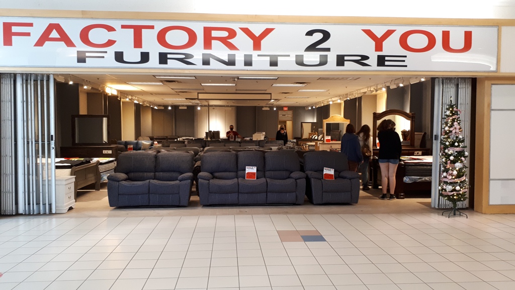 Factory 2 You Furniture | 9256 Commercial St, New Minas, NS B4N 3E9, Canada | Phone: (902) 365-5055