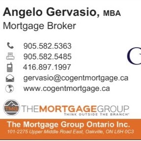 Cogent Mortgage Solutions - TMG The Mortgage Group 10315 | 1276 Greeniaus Rd, Oakville, ON L6J 6Y5, Canada | Phone: (905) 582-5363