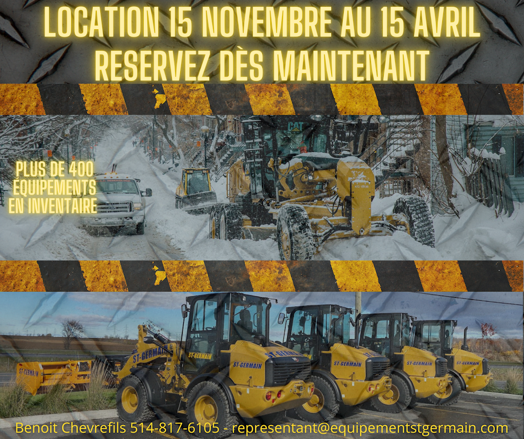 Location Équipement St-Germain | 1147 Rue J.-B.-Renaud, Lévis, QC G7A 4Z4, Canada | Phone: (418) 651-4847