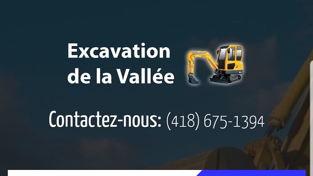 Excavation de la Vallée | 1305 Rte de Tadoussac, Sainte-Rose-du-Nord, QC G0V 1T0, Canada | Phone: (418) 540-3339