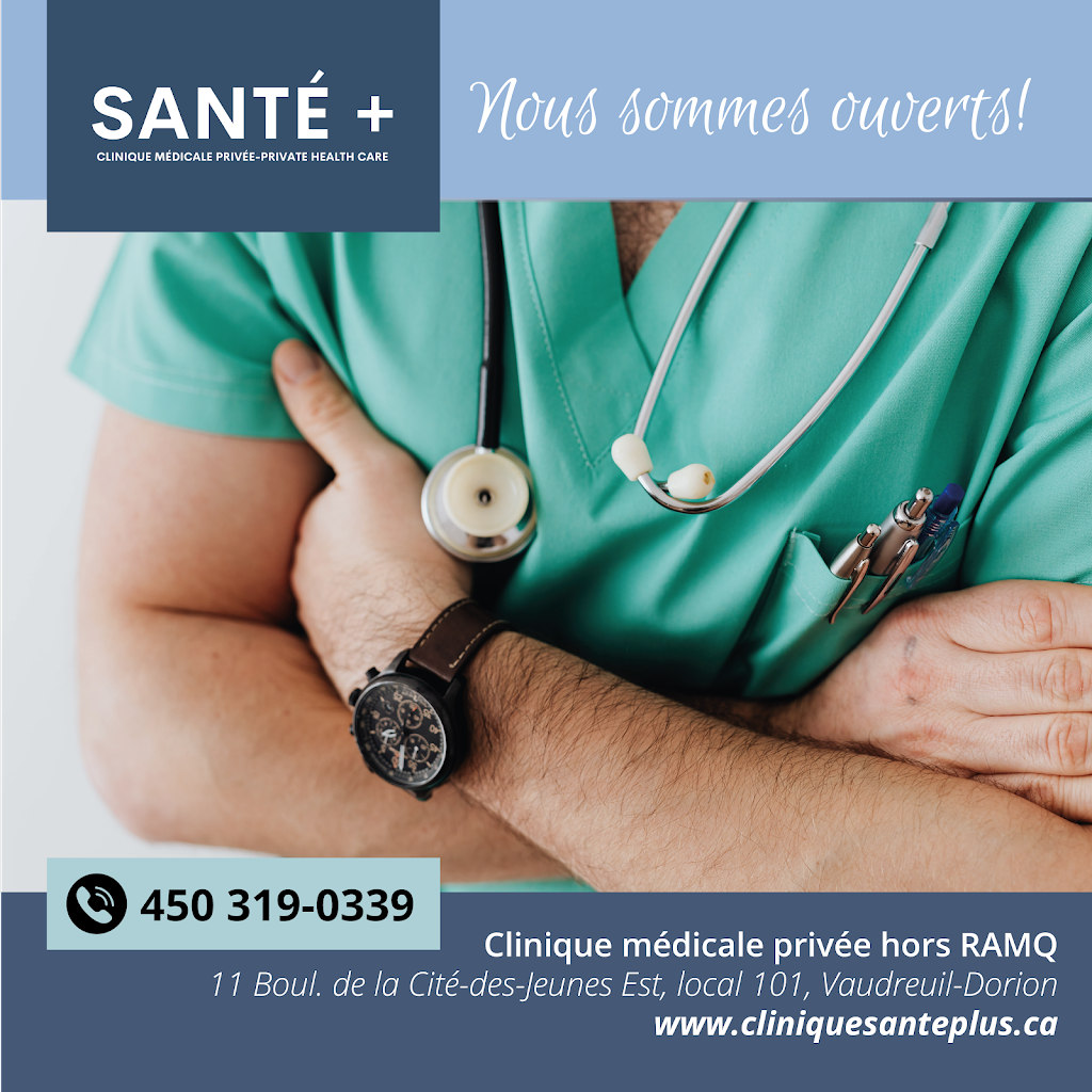 Clinique médicale Santé Plus | 11 Bd de la Cité-des-Jeunes, Vaudreuil-Dorion, QC J7V 0N3, Canada | Phone: (450) 319-0339