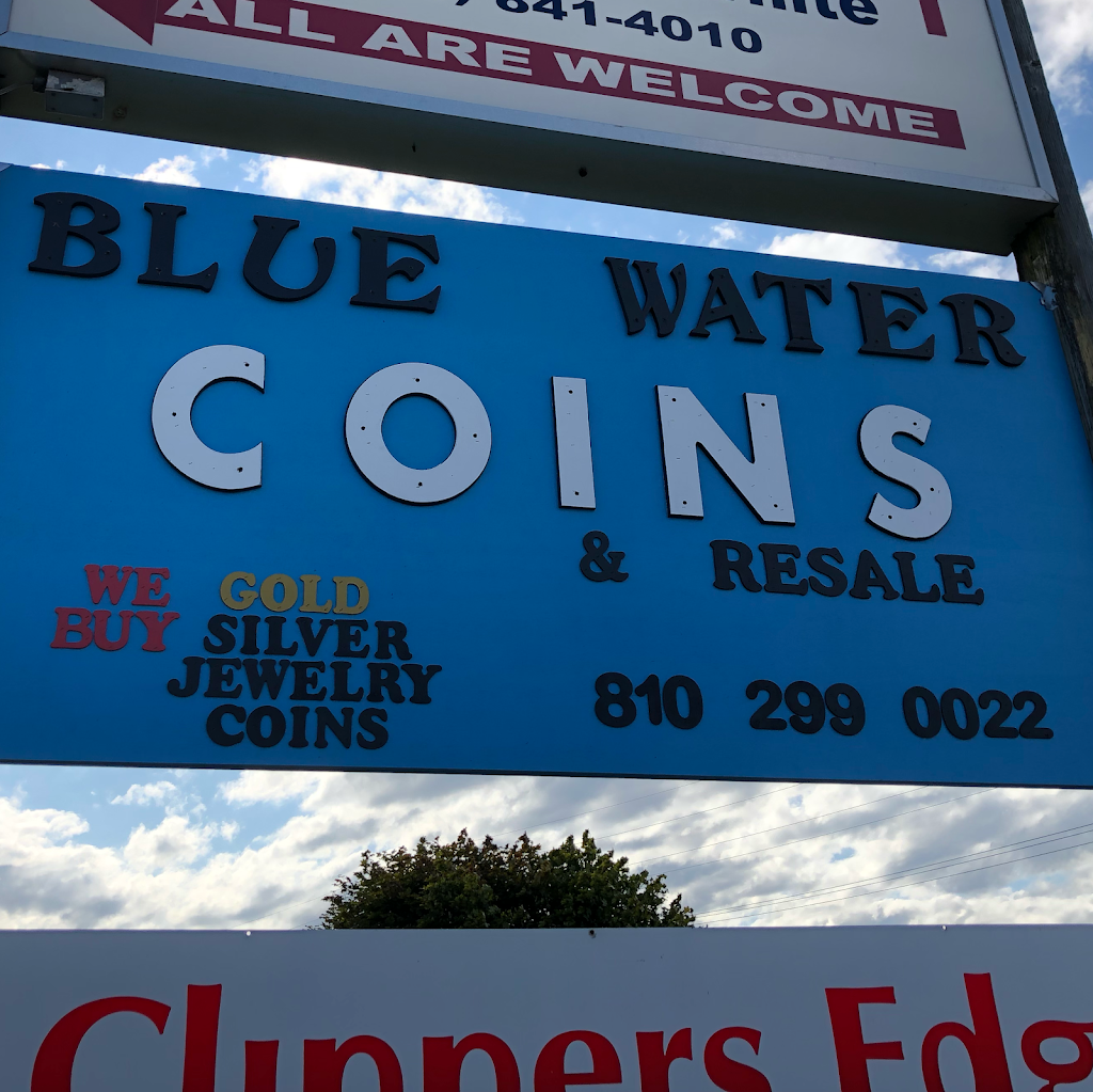 Blue Water Coins & Resale | 1323 Gratiot Blvd, Marysville, MI 48040, USA | Phone: (810) 299-0022