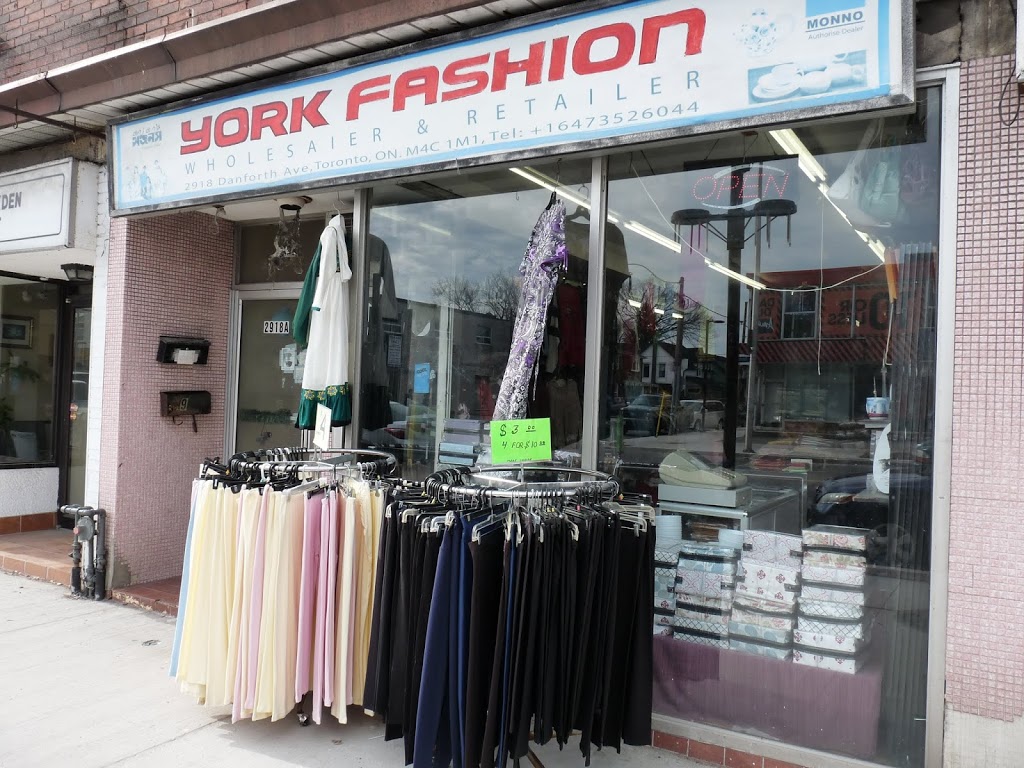 York Fashion | 2918 Danforth Ave, Toronto, ON M4C 1M1, Canada | Phone: (647) 352-6044