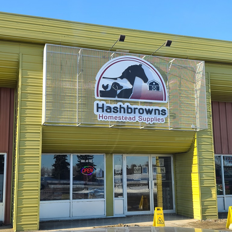 Hashbrowns Homestead Supplies | 1880 49 Ave, Red Deer, AB T4R 2N7, Canada | Phone: (403) 346-7884