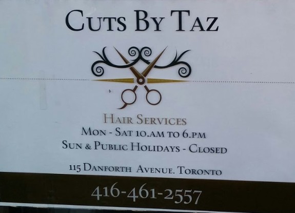 Cuts By Taz | 115 Danforth Ave Suite 204, Toronto, ON M4K 1N2, Canada | Phone: (416) 461-2557