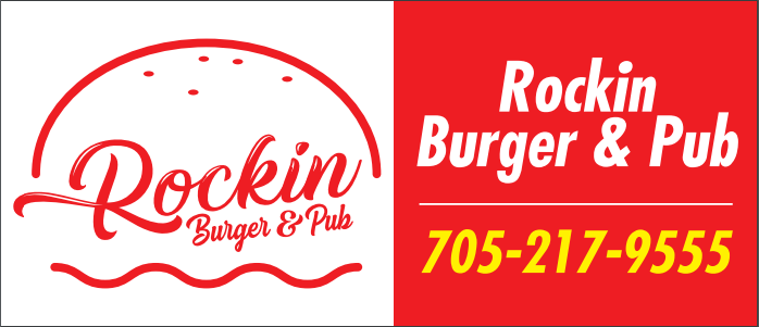 Rockin Burger & Pub | 298 Simcoe St, Beaverton, ON L0K 1A0, Canada | Phone: (705) 217-9555