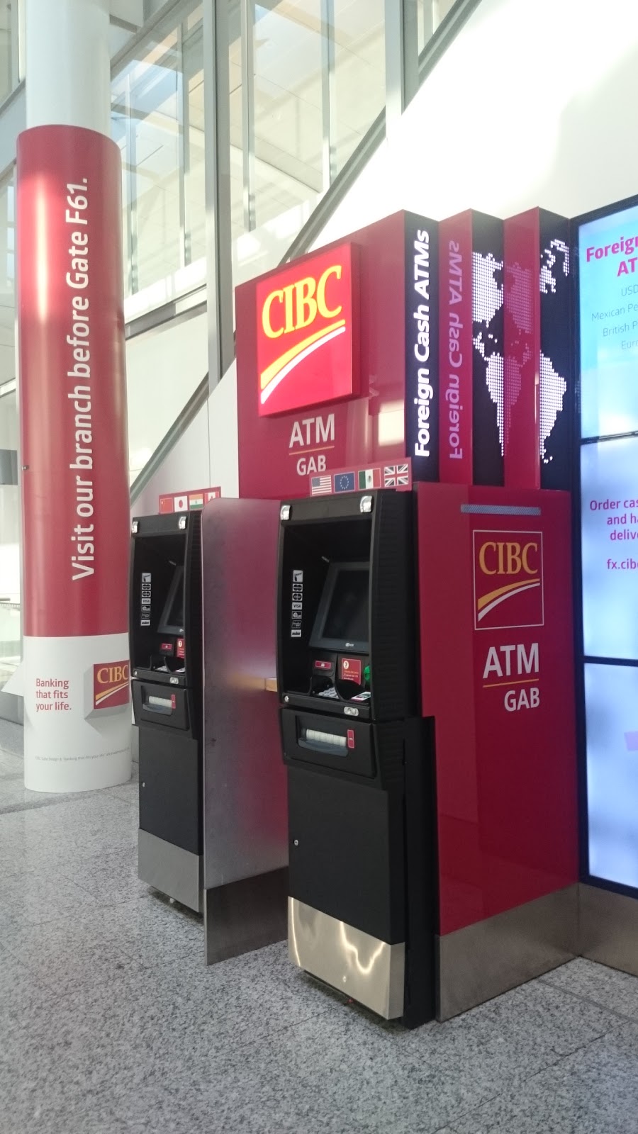 CIBC Foreign Cash ATM | 6301 Silver Dart Dr, Mississauga, ON L5P 1B2, Canada | Phone: (800) 465-2422