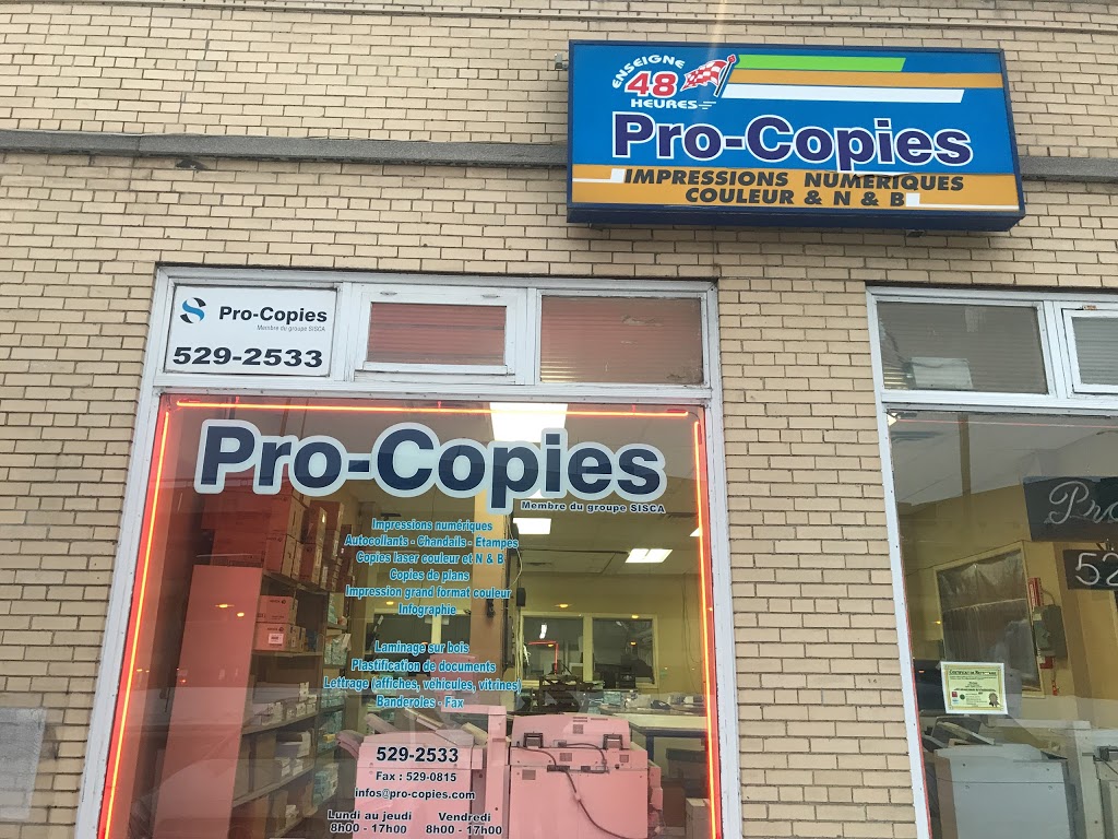 Pro-Copies | 330 Rue Saint-Roch, Québec, QC G1K 6S2, Canada | Phone: (418) 529-2533