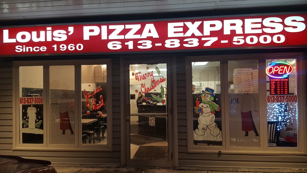 Louis Pizza Express | 1600 Forest Valley Dr, Orléans, ON K1C 6X7, Canada | Phone: (613) 837-5000