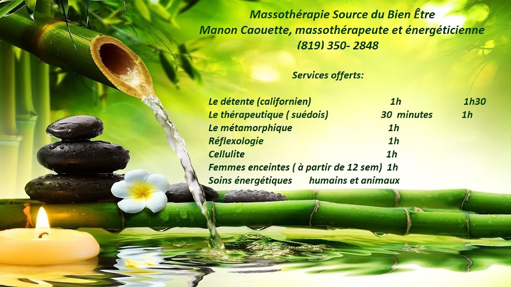 Manon Caouette , Massothérapeute | 163 Rue Archambault, Victoriaville, QC G6T 2L6, Canada | Phone: (819) 350-2848