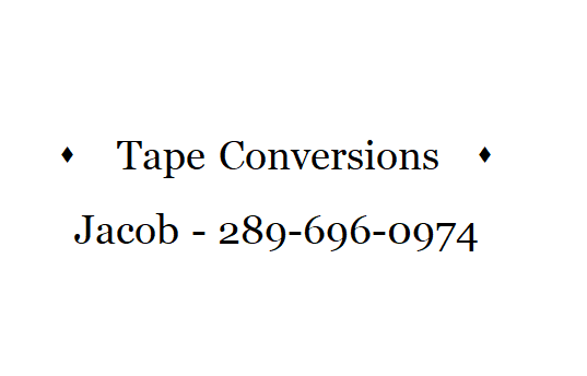 Dillon Video Conversion | 15 Foxglove Ave, St. Catharines, ON L2M 3E7, Canada | Phone: (289) 696-0974