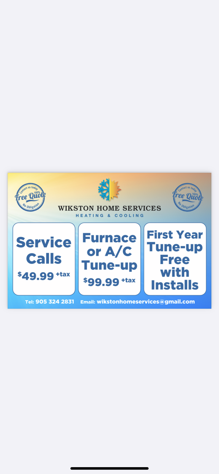 Wikston Home Services | 309 Harriet St, Welland, ON L3B 2H8, Canada | Phone: (905) 324-2831