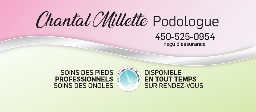 Chantal Millette Podologue | 19 Rue Gagné, Bromont, QC J2L 1W1, Canada | Phone: (450) 525-0954