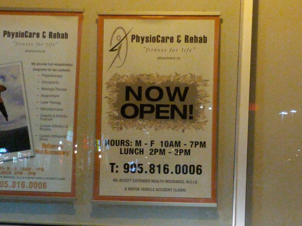 PhysioCare & Rehab (Credit Valley Town Plaza) | 6085 Creditview Rd, Mississauga, ON L5V 2A8, Canada | Phone: (905) 816-0006