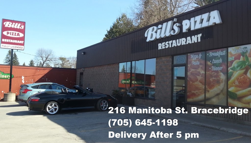 Bills Pizza & Restaurant | 200 Manitoba St, Bracebridge, ON P1L 2E2, Canada | Phone: (705) 645-1198