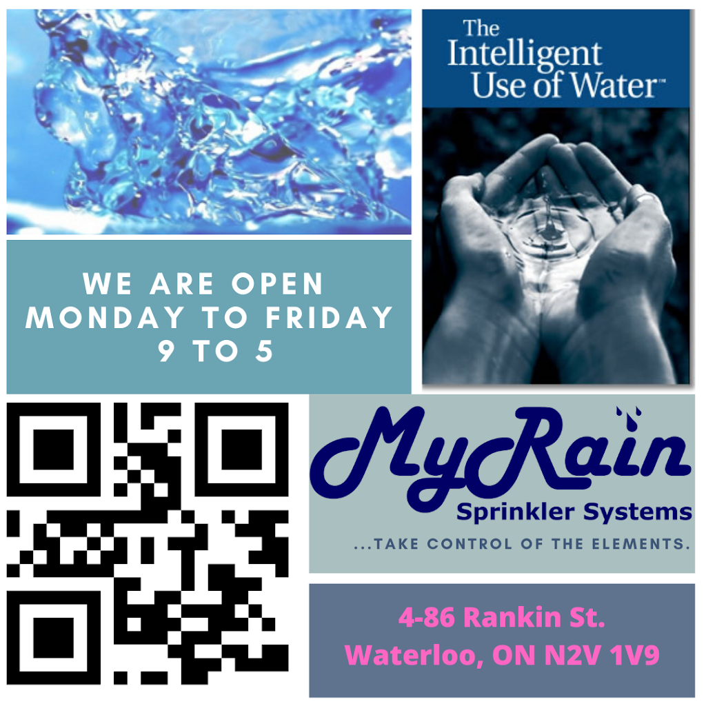 MyRain Sprinkler Systems | 86 Rankin St, Waterloo, ON N2V 1V9, Canada | Phone: (519) 880-8480