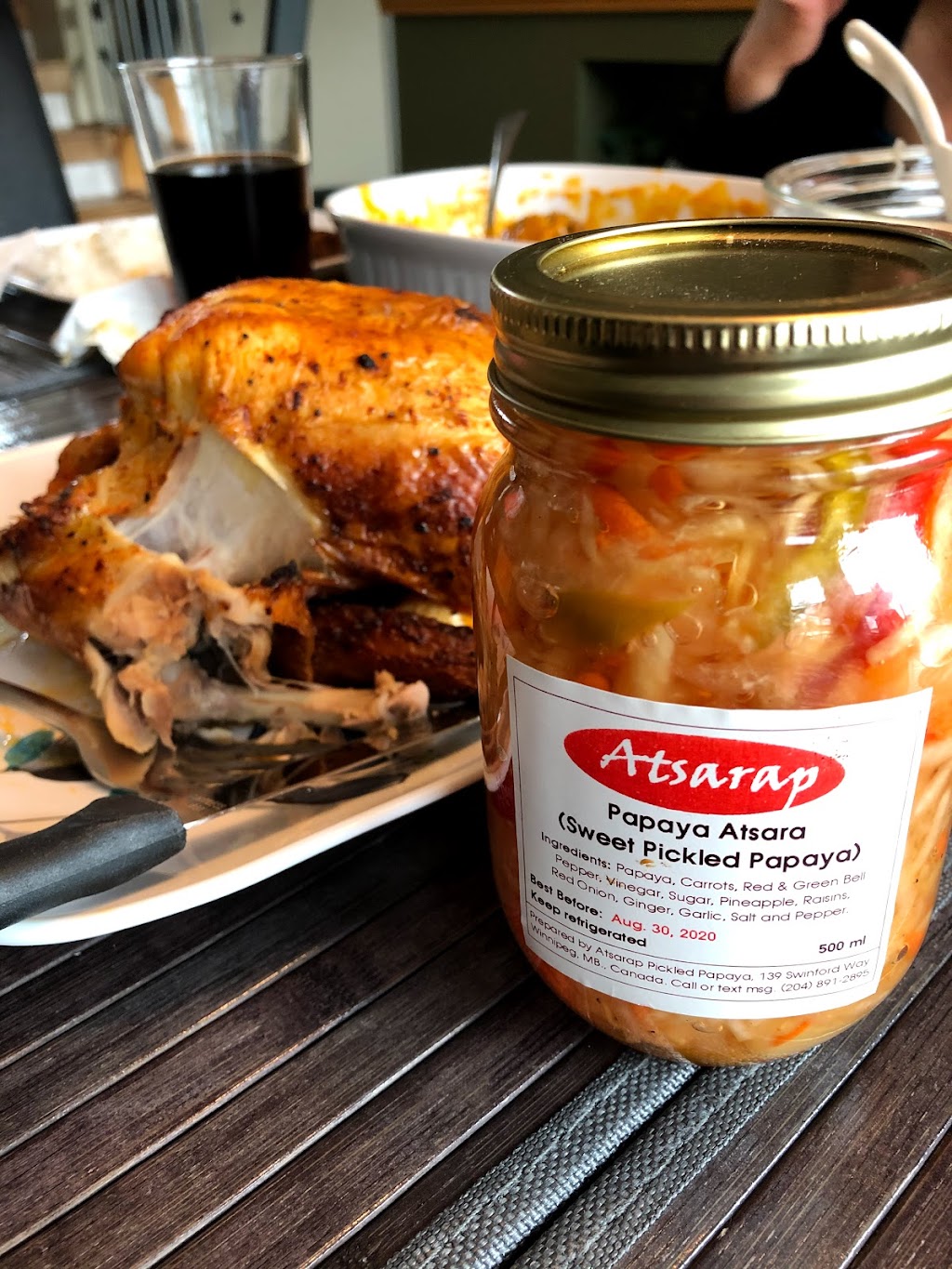 ATSARAP Sweet Pickled Papaya | 139 Swinford Way, Winnipeg, MB R2V 4X3, Canada | Phone: (204) 771-7922