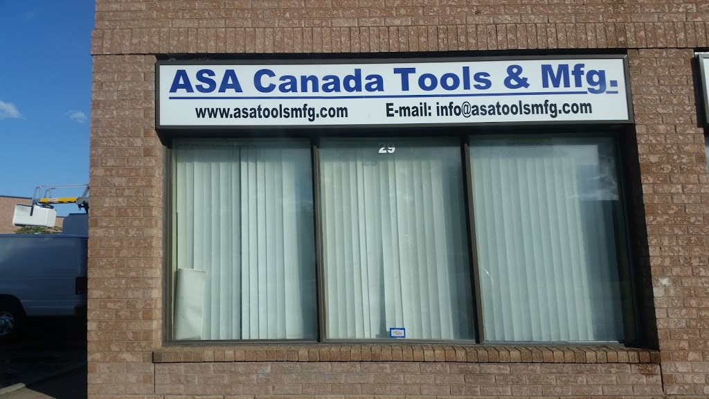 ASA Tools & Manufacturing | 21 Kenview Blvd, Brampton, ON L6T 5G7, Canada | Phone: (647) 547-6161