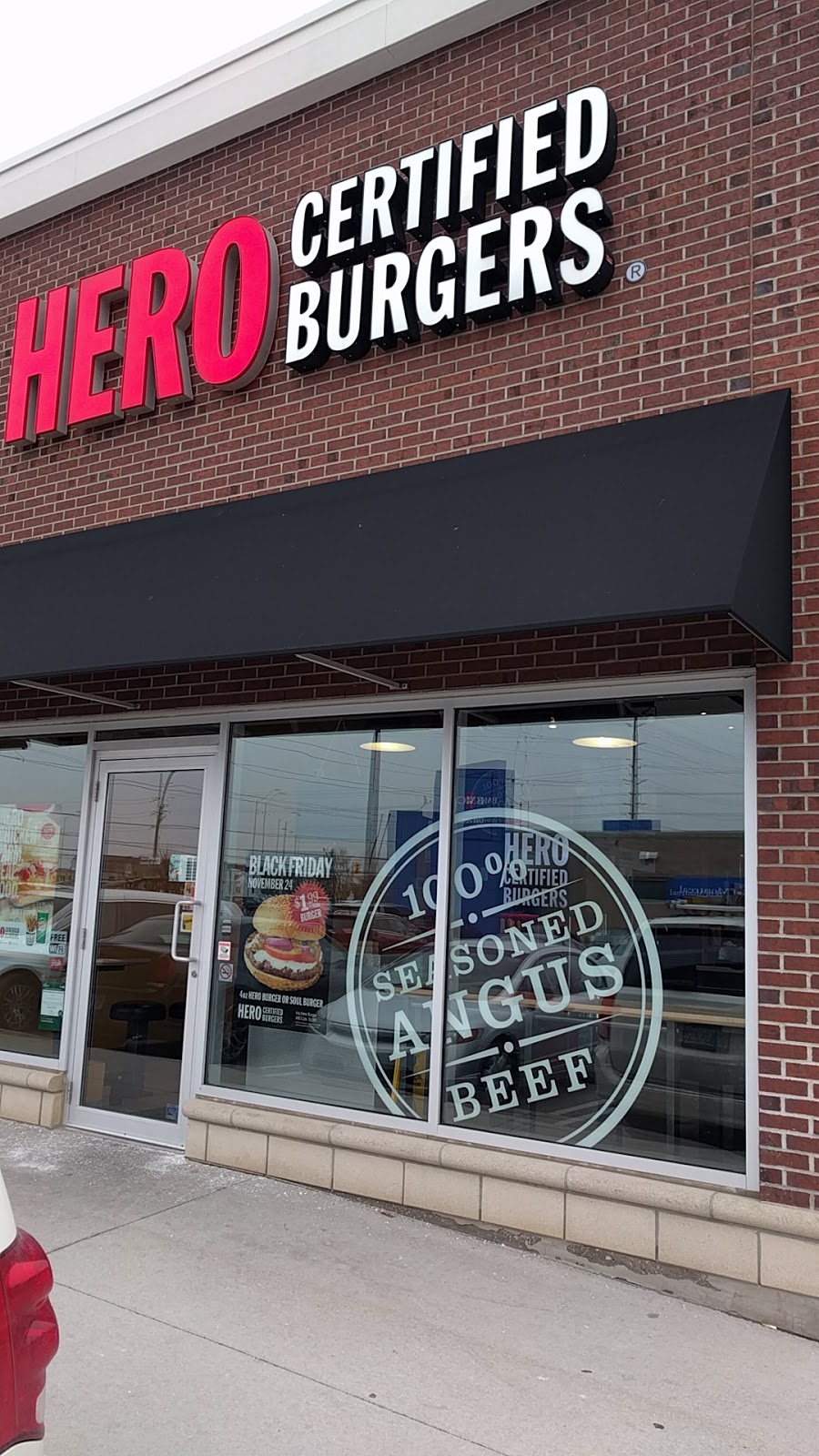 Hero Certified Burgers | 3737 Major MacKenzie Dr W #105c, Woodbridge, ON L4H 0A2, Canada | Phone: (905) 303-7144