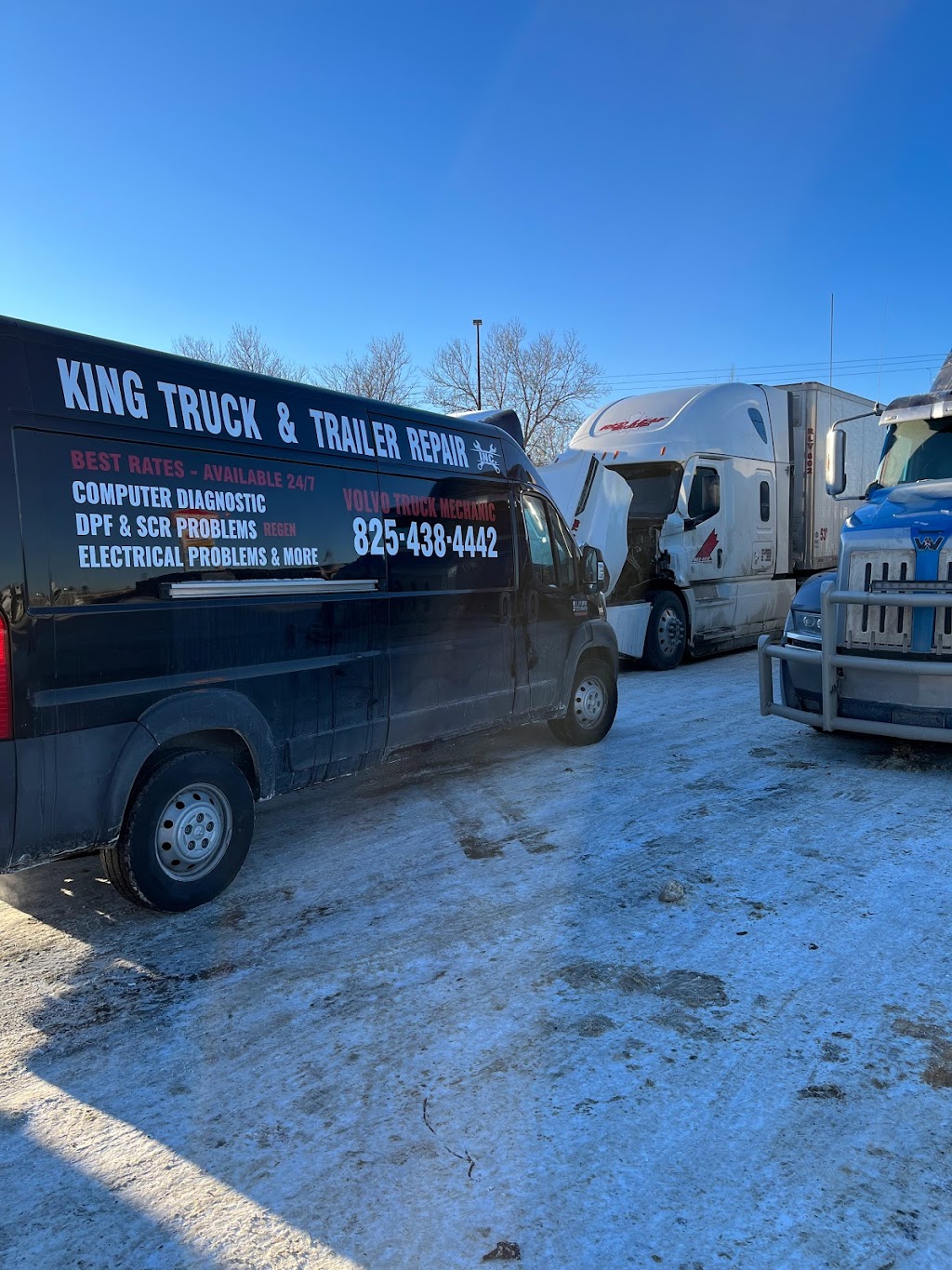 King - Mobile Truck Repair Calgary (24 Hours Roadside Service) | 8111 Hunterview Dr NW, Calgary, AB T3K 1B2, Canada | Phone: (825) 438-4442