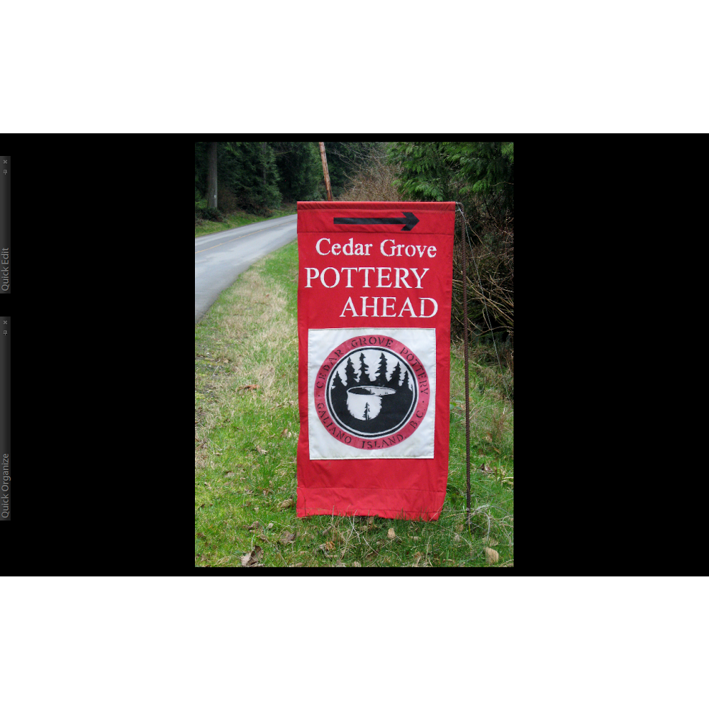 Cedar Grove Pottery | 9720 Porlier Pass Rd, Galiano Island, BC V0N 1P0, Canada | Phone: (250) 539-5814
