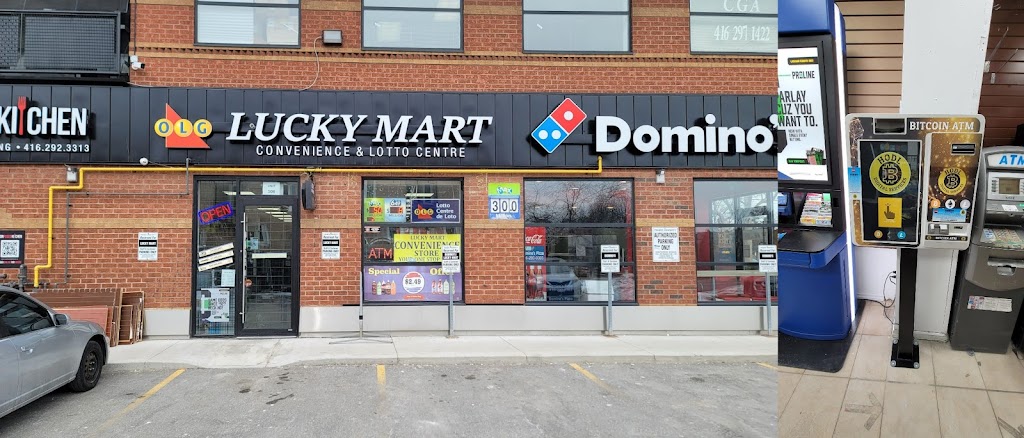 HODL Bitcoin ATM - Lucky Mart | 5005 Steeles Ave E, Scarborough, ON M1V 5K1, Canada | Phone: (416) 840-5444