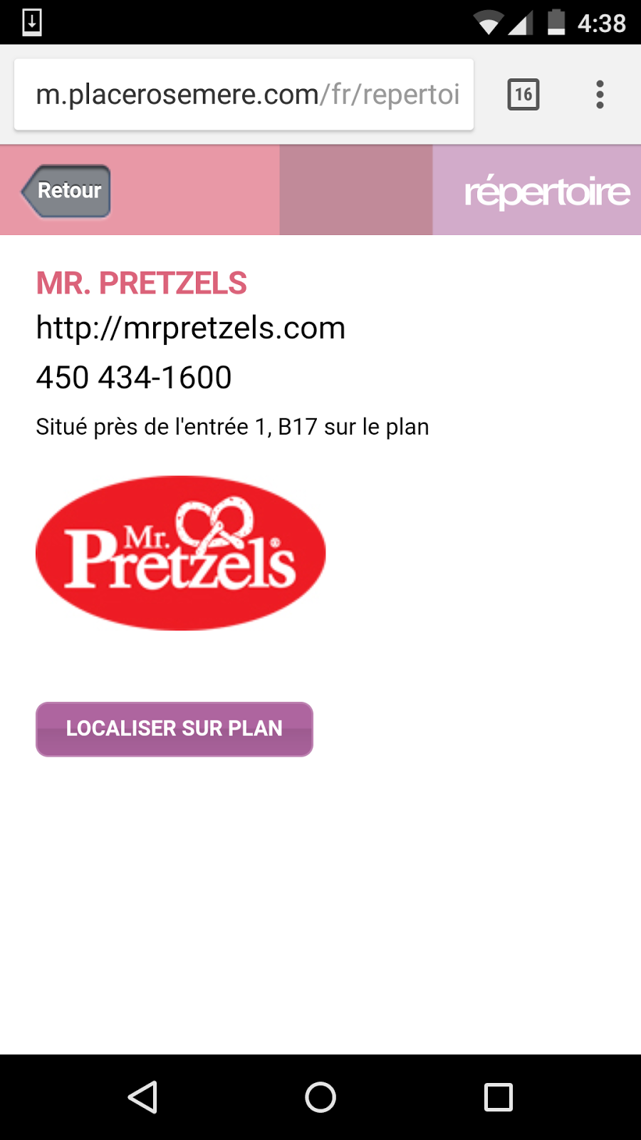 Mr. Pretzels | 401 Boul Labelle, Rosemère, QC J7A 3T2, Canada | Phone: (450) 434-1600